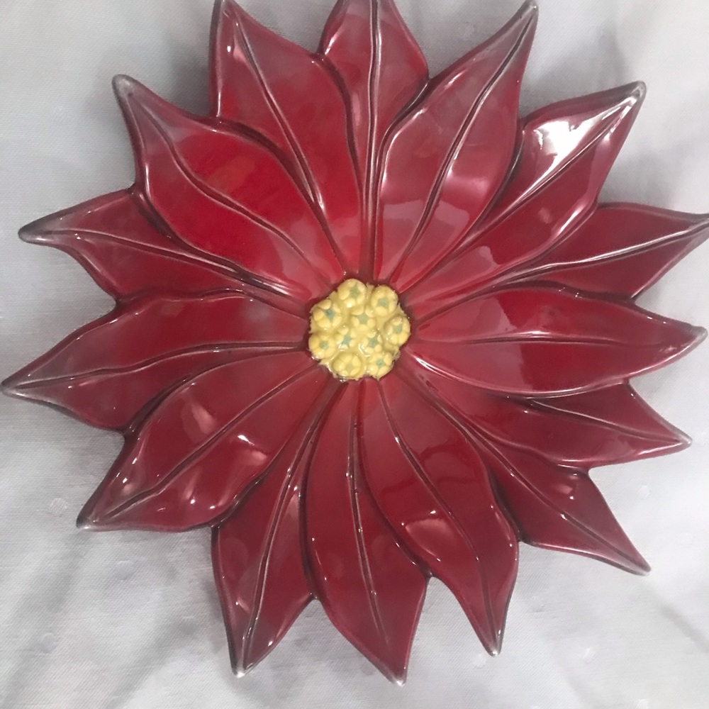 Vintage Atlantic Mold Pottery Dish